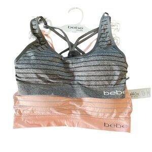 Bebe Intimates Racerback Seamless Sports Bras